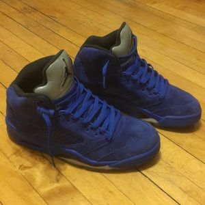 Retro 5 Blue Suede